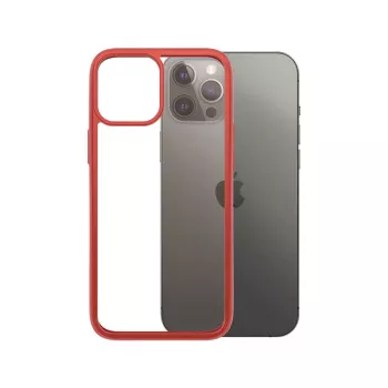 PanzerGlass ® ClearCaseColor™ iPhone 12 Pro Max – Mandarin czerwony Edycja Limitowana