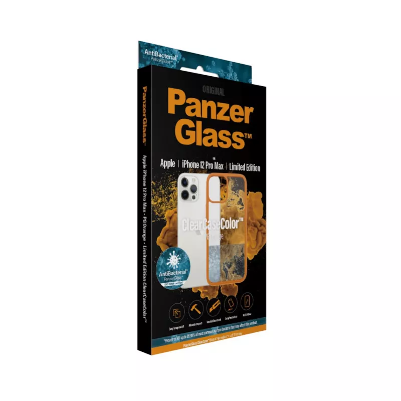 PanzerGlass ® ClearCaseColor™ iPhone 12 Pro Max - ® pomarańczowy Limited Edition