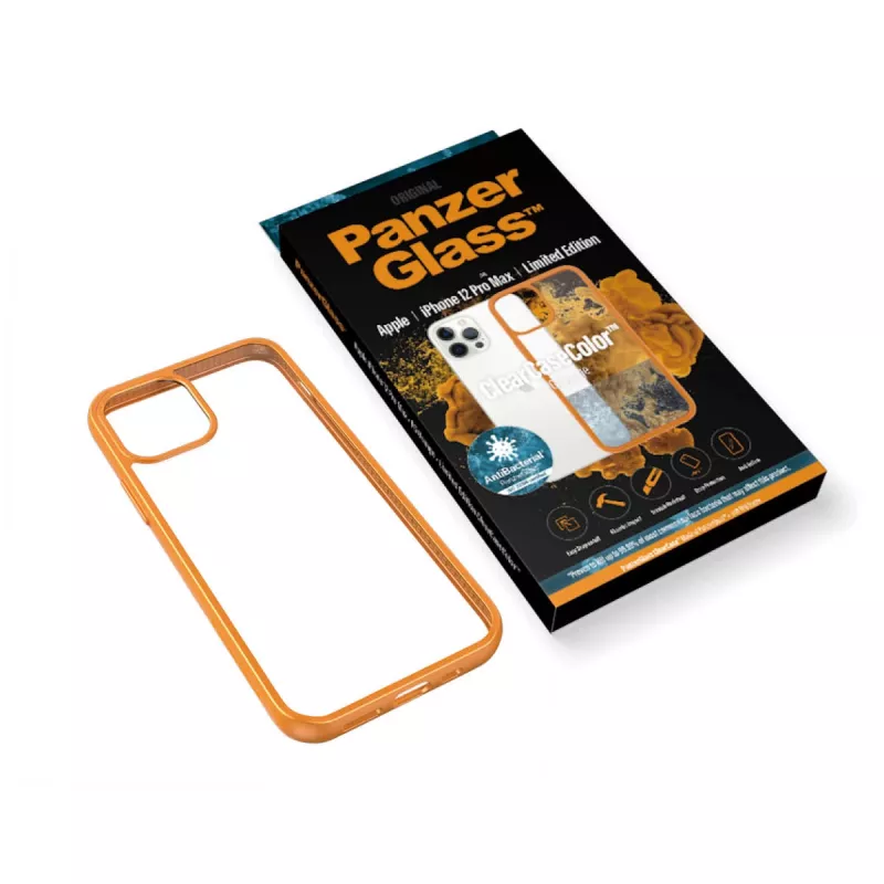 PanzerGlass ® ClearCaseColor™ iPhone 12 Pro Max - ® pomarańczowy Limited Edition