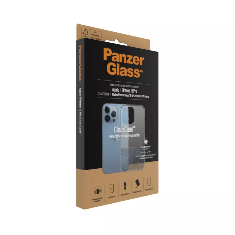 PanzerGlass ® ClearCase iPhone 13 Pro, osłona, Apple, Apple - iPhone 13 Pro, Transparent