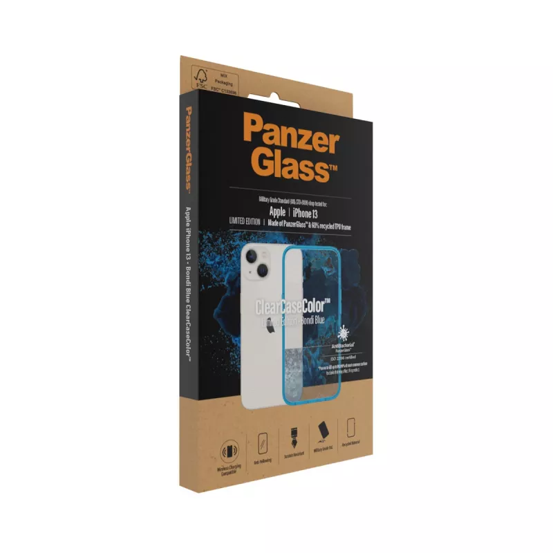 ClearCaseColor Etui PanzerGlass Apple iPhone 13 Bondie niebieski
