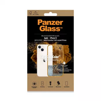 PanzerGlass ® ClearCaseColor™ iPhone 13 - Tangerine. Typ etui: Pokrowiec, Kompatybilność z marką: Apple, Kompatybilność: Apple - iPhone 13, Kolor produktu: Pomarańczowy