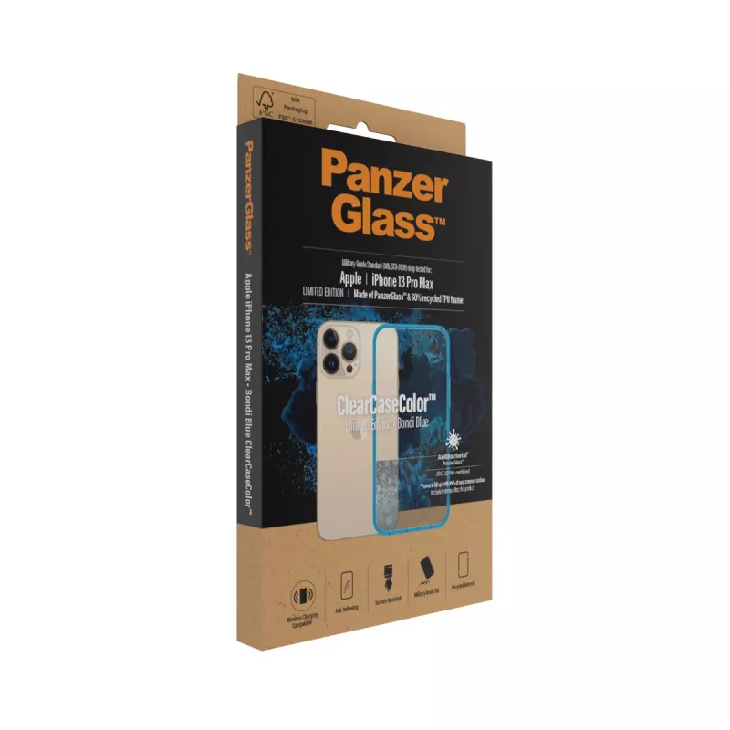 ClearCaseColor™ PanzerGlass Apple iPhone 13 Pro Max Bondie niebieski