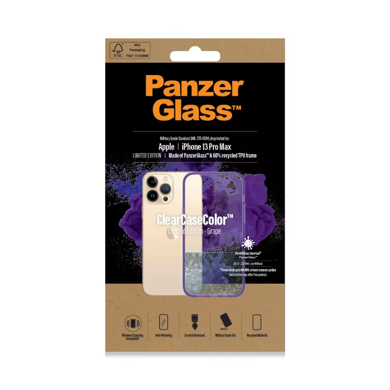 osłona PanzerGlass ClearCaseColor iPhone 13 Pro Max Grape