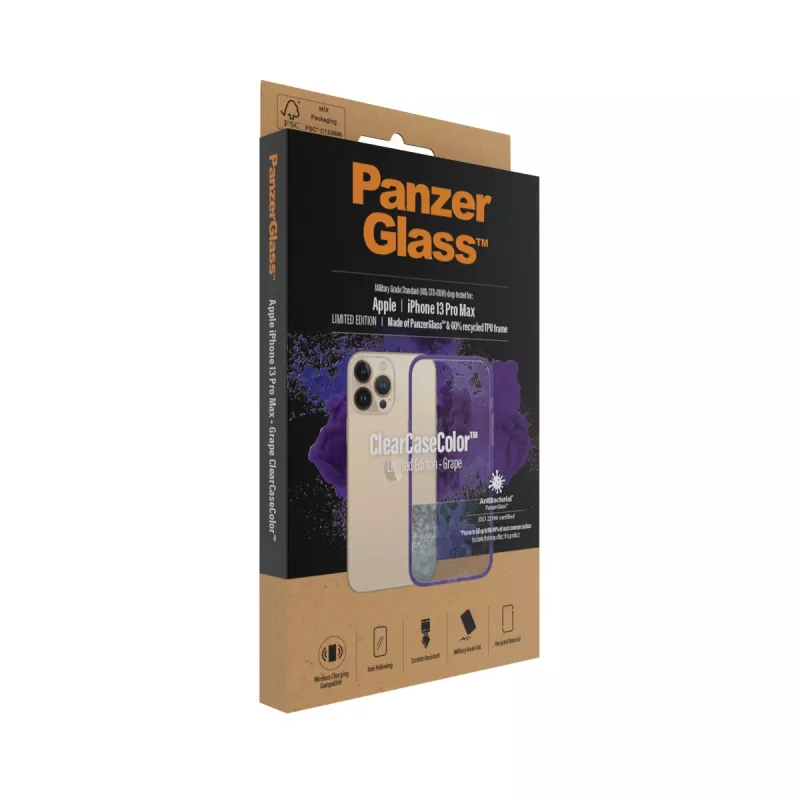 osłona PanzerGlass ClearCaseColor iPhone 13 Pro Max Grape