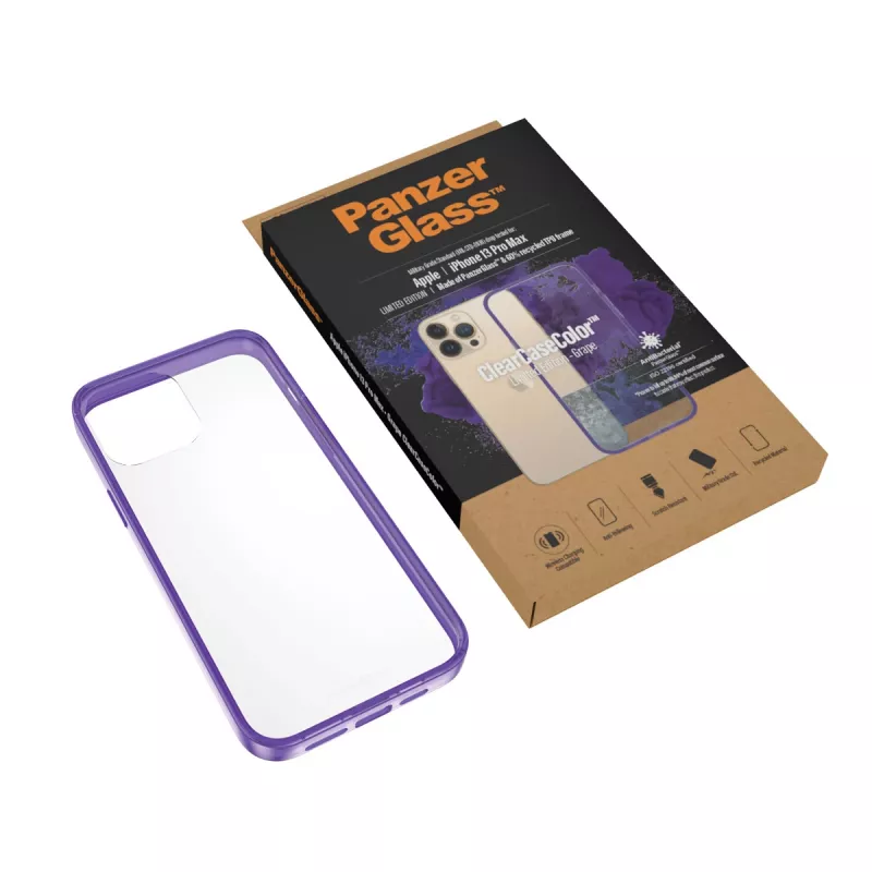 osłona PanzerGlass ClearCaseColor iPhone 13 Pro Max Grape
