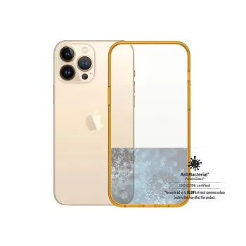 Ochronne etui ClearCase Color PanzerGlass na iPhone 13 Pro Max 6,7 cala — PET i szkło hartowane, pomarańczowe
