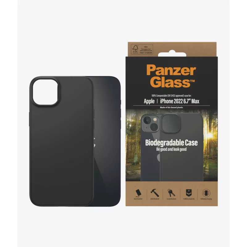 Biodegradowalne etui PanzerGlass na telefon komórkowy 17 cm (6,7 cala)