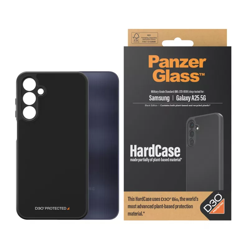 PanzerGlass ® HardCase Czarny z D3O® do Samsung Galaxy A25 5G