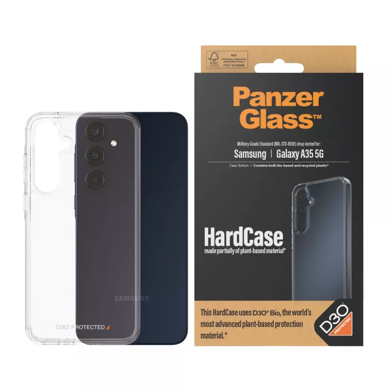 PanzerGlass ® HardCase Transparentny z D3O® Samsung Galaxy A35 5G