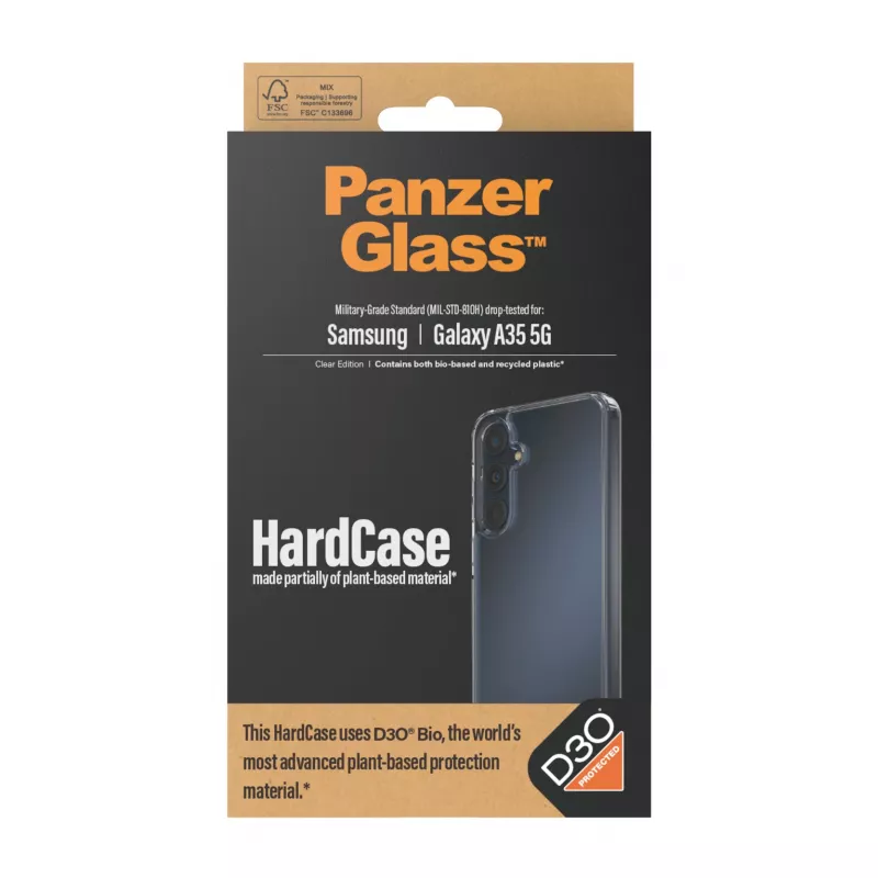 PanzerGlass ® HardCase Transparentny z D3O® Samsung Galaxy A35 5G