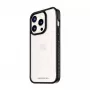 PanzerGlass ® ClearCase Transparent w. Czarny Frame & D3O® iPhone 15 Pro