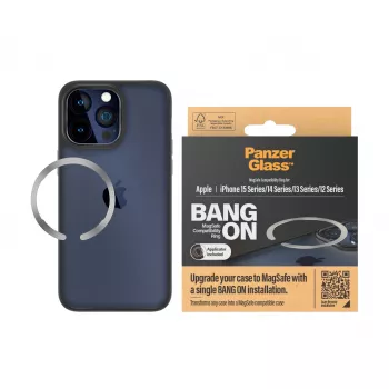 osłona PanzerGlass Bang On MagSafe Compatibility Ring do iPhone 12 13 14 15 Transparent