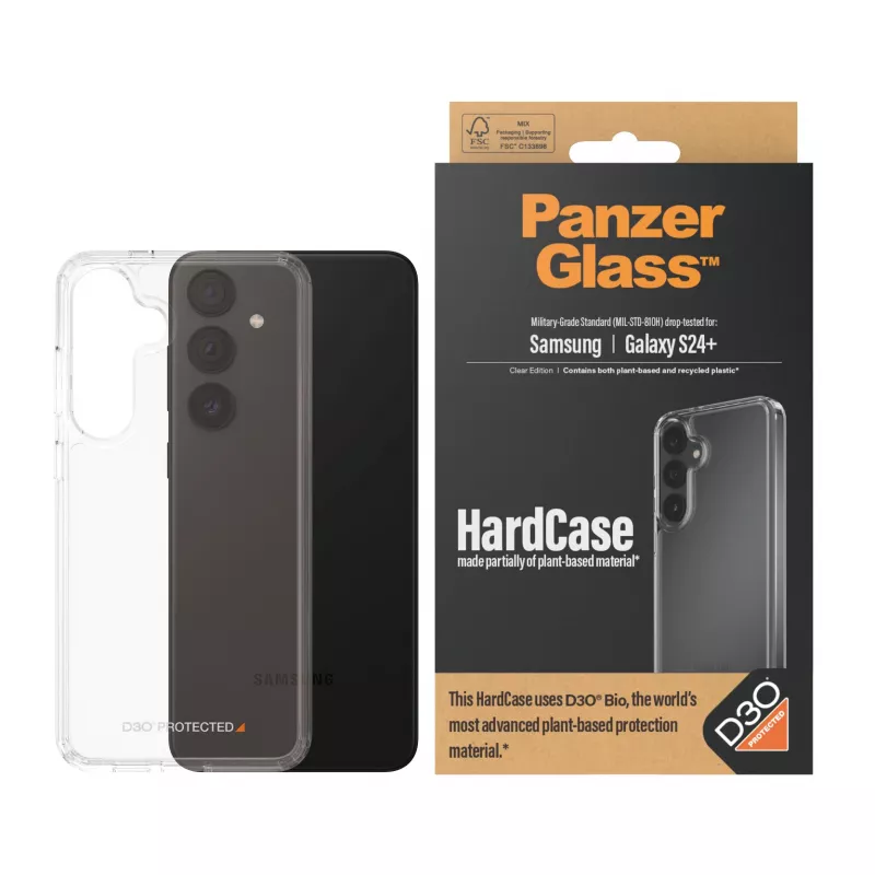 PanzerGlass ® HardCase Transparent z D3O® Samsung Galaxy S24+