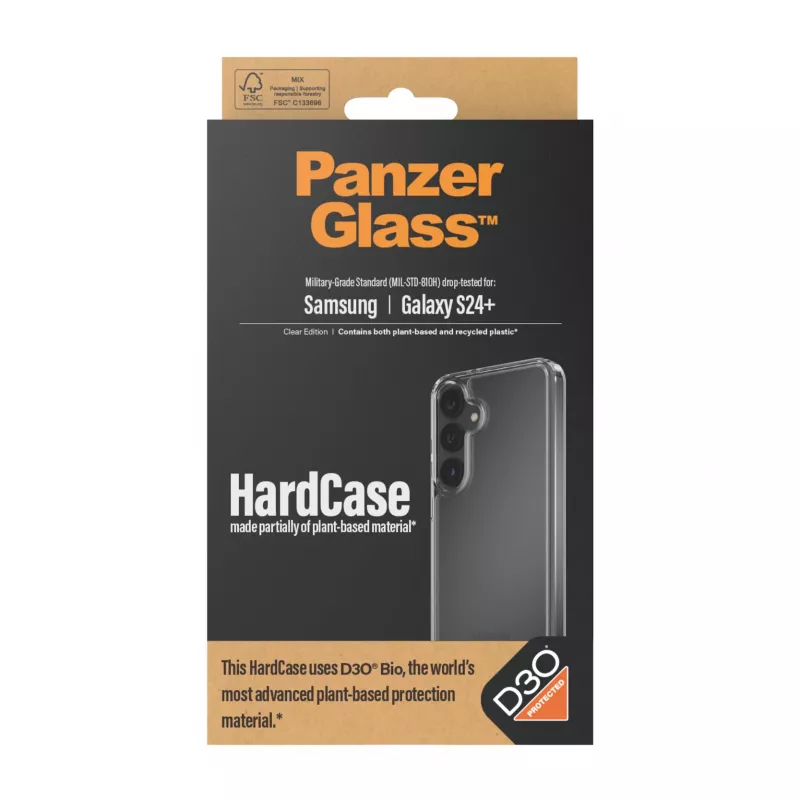 PanzerGlass ® HardCase Transparent z D3O® Samsung Galaxy S24+