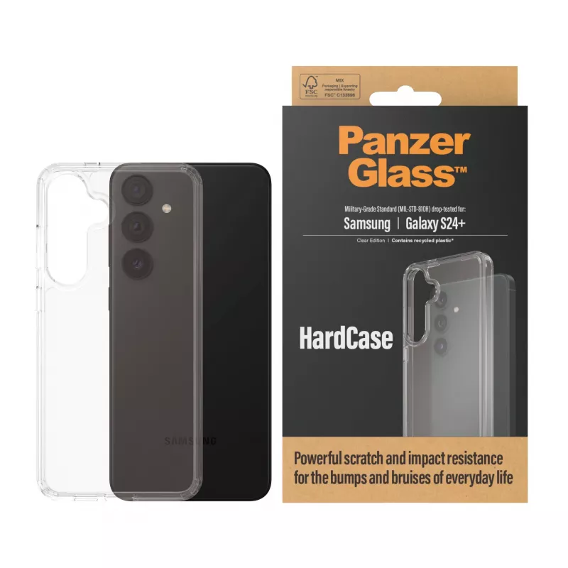 PanzerGlass ® HardCase Transparentny Samsung Galaxy S24+, Cover, Samsung, Samsung - Galaxy S24 Plus, Transparentny