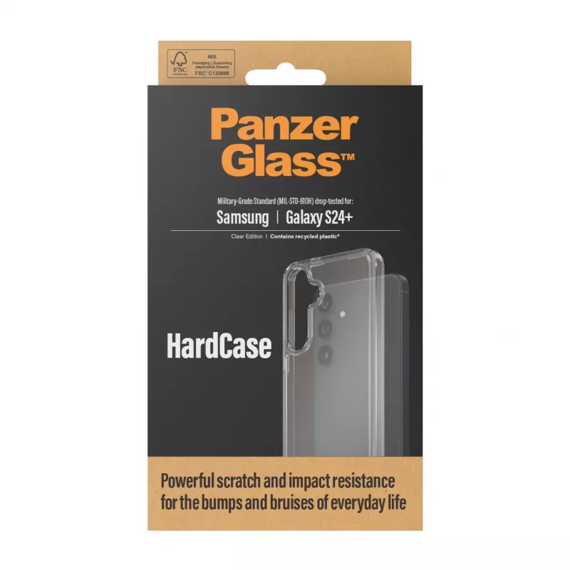 PanzerGlass ® HardCase Transparentny Samsung Galaxy S24+, Cover, Samsung, Samsung - Galaxy S24 Plus, Transparentny