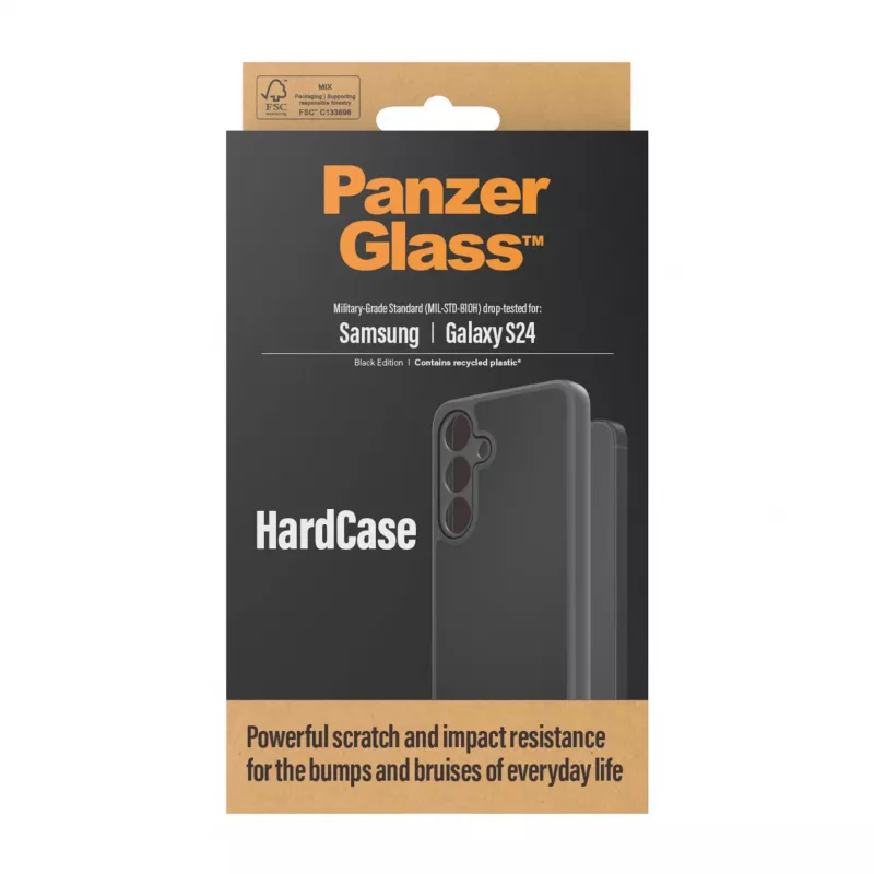 PanzerGlass ® HardCase Czarny Samsung Galaxy S24, Cover, Samsung, Samsung - Galaxy S24, Czarny