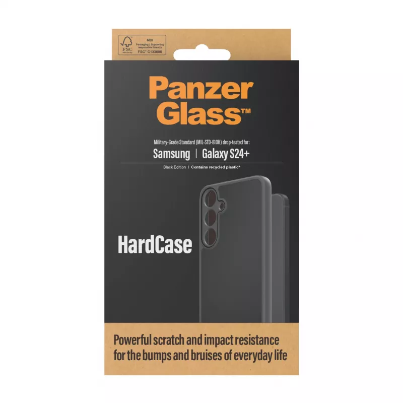 PanzerGlass ® HardCase Czarny Samsung Galaxy S24+, Cover, Samsung, Samsung - Galaxy S24 Plus, Czarny