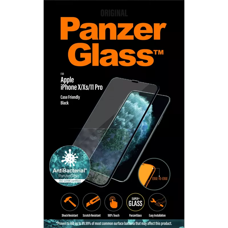 PanzerGlass ® Osłona ekranu iPhone 11 Pro | Xs | X | Krawędź do krawędzi
