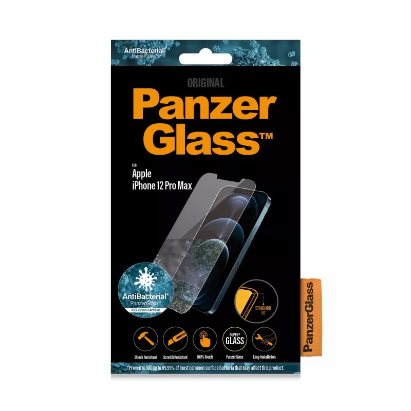 Szkło ochronne PanzerGlass Apple iPhone 12 Pro Max Standard Fit