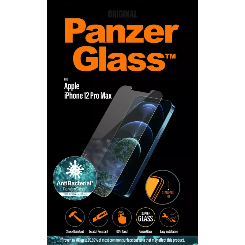Szkło ochronne PanzerGlass Apple iPhone 12 Pro Max Standard Fit