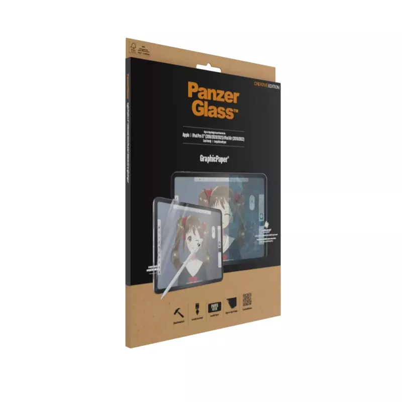 PanzerGlass® GraphicPaper® Folia ochronna na ekran iPad Pro 11″ (2018, 2020-2022, 2024) | iPad Air 10.9'' (2020, 2022)