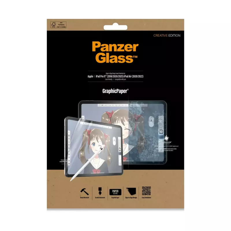 PanzerGlass® GraphicPaper® Folia ochronna na ekran iPad Pro 11″ (2018, 2020-2022, 2024) | iPad Air 10.9'' (2020, 2022)