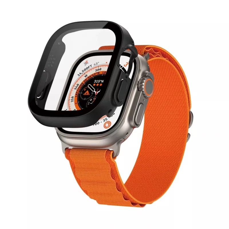 PanzerGlass ® Protector ekranu Full Body z D3O® Apple Watch Ultra | 49 mm | Czarny