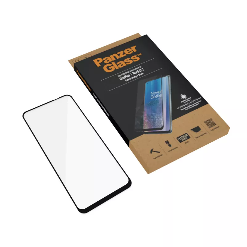 Folia ochronna na ekran PanzerGlass OnePlus Nord 2 CE Scratch Shock Anti-bacterial