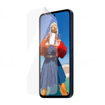 PanzerGlass MATRIX z D3O do Samsung Galaxy A35 5G — ultra szerokie PET, aplikacja na sucho, 1 szt., przezroczysty