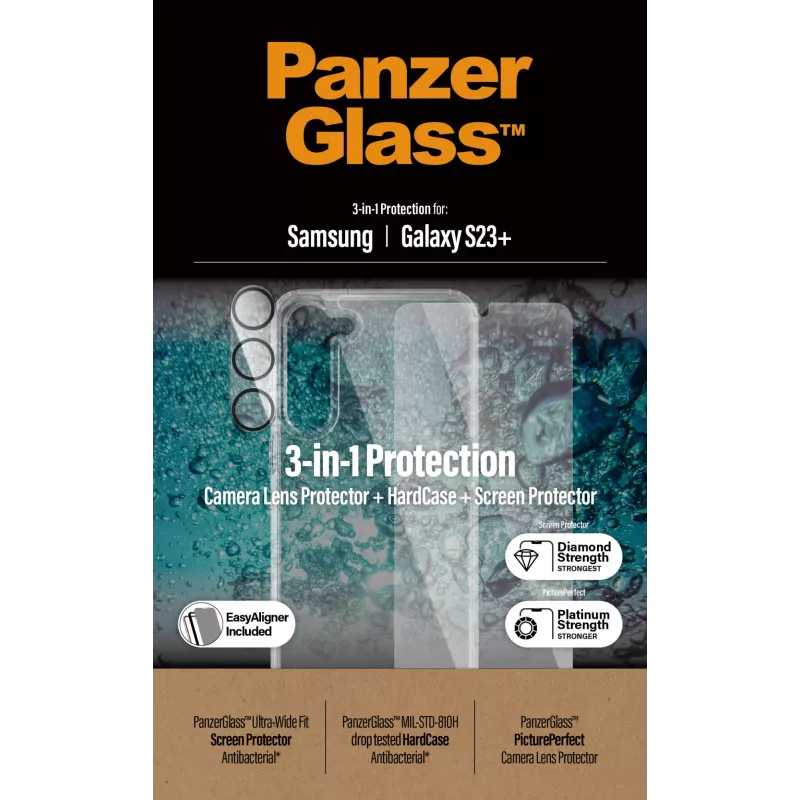 PanzerGlass Booklet etui do iPhone 14 Pro 6,1 cala — ochronne etui z klapką, czarno-białe