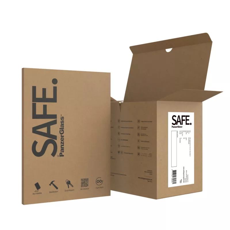 PanzerGlass SAFE. by ® Protector ekranu iPad Pro 11'' (2018, 2020-2022) | Air 10.9'' (2020,2022) | Ultra-Wide Fit | Zestaw hurtowy