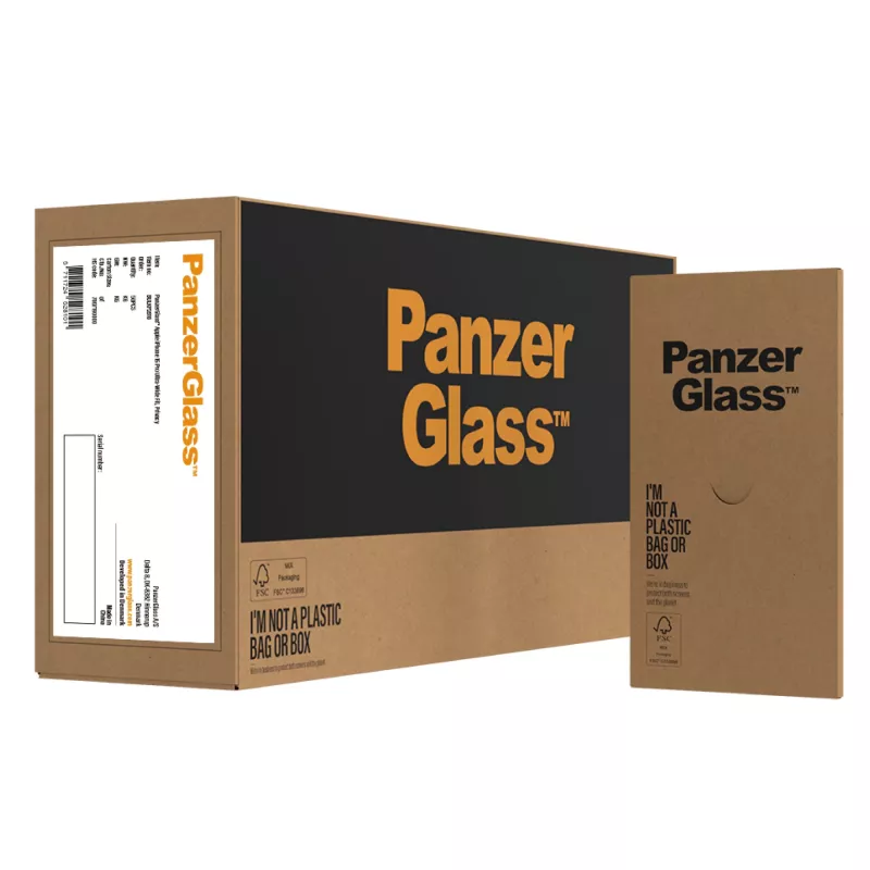 PanzerGlass ® osłona prywatności ekranu iPhone 15 Pro | Ultra-Wide Fit z EasyAligner | Bulk