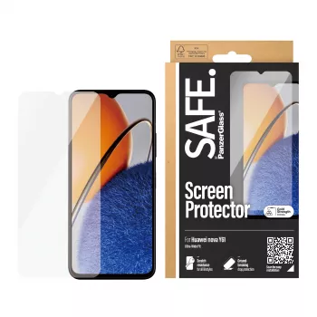 PanzerGlass SAFE. by ® Szkło ochronne Huawei Nova Y61 | Ultra-Wide Fit