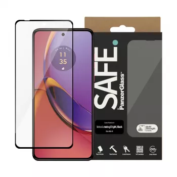 PanzerGlass SAFE. by ® Ochrona ekranu Motorola MOTO G84 5G | G72 | Ultra-Wide Fit