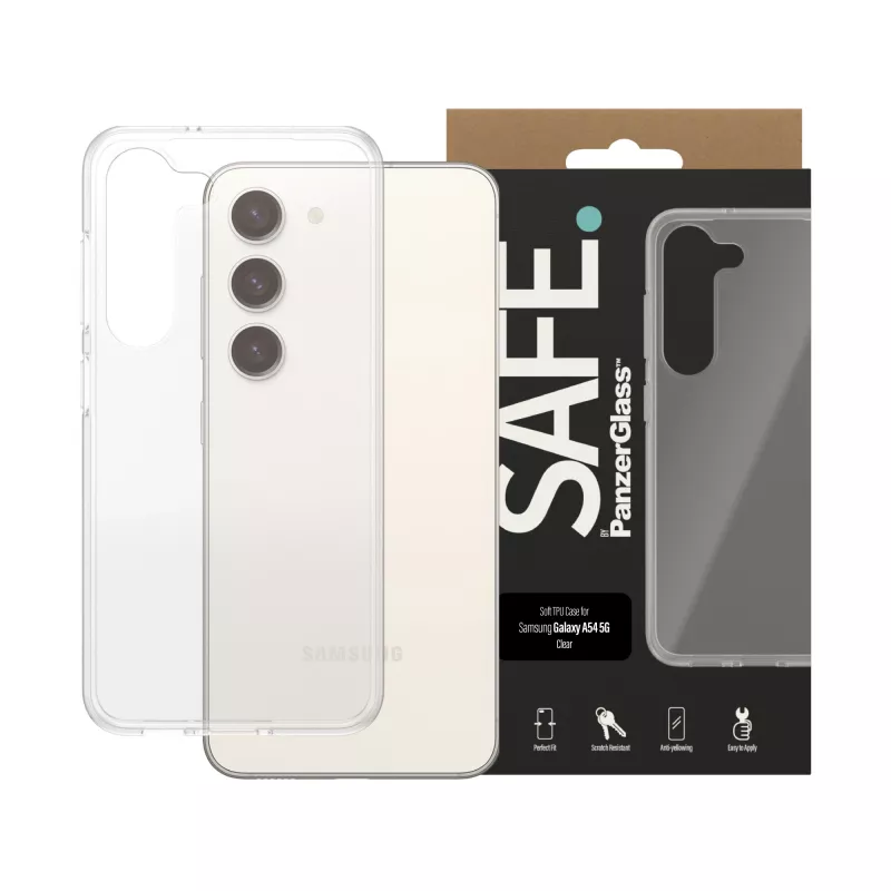 PanzerGlass SAFE. by ® TPU etui Samsung Galaxy S23 | Transparent
