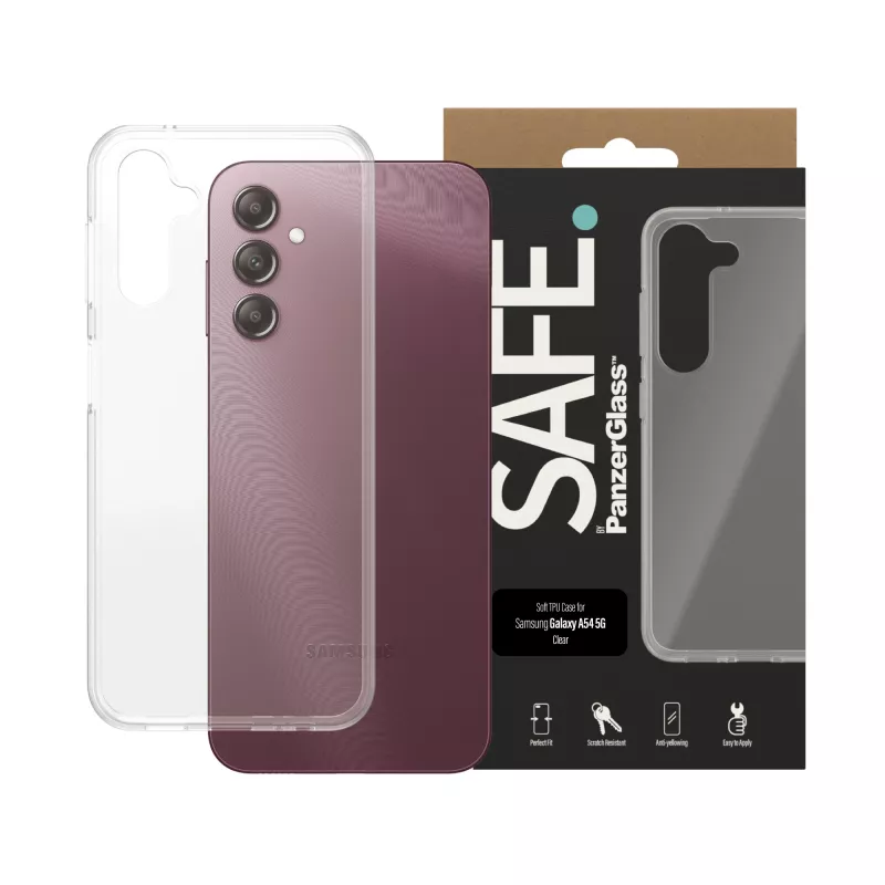 PanzerGlass SAFE. by ® TPU Etui Samsung Galaxy A14 | A14 5G | Przezroczyste
