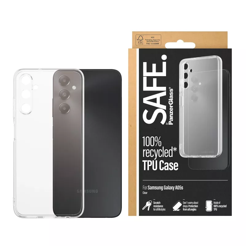 PanzerGlass SAFE. przez ® Etui TPU Transparentne Samsung Galaxy A05s