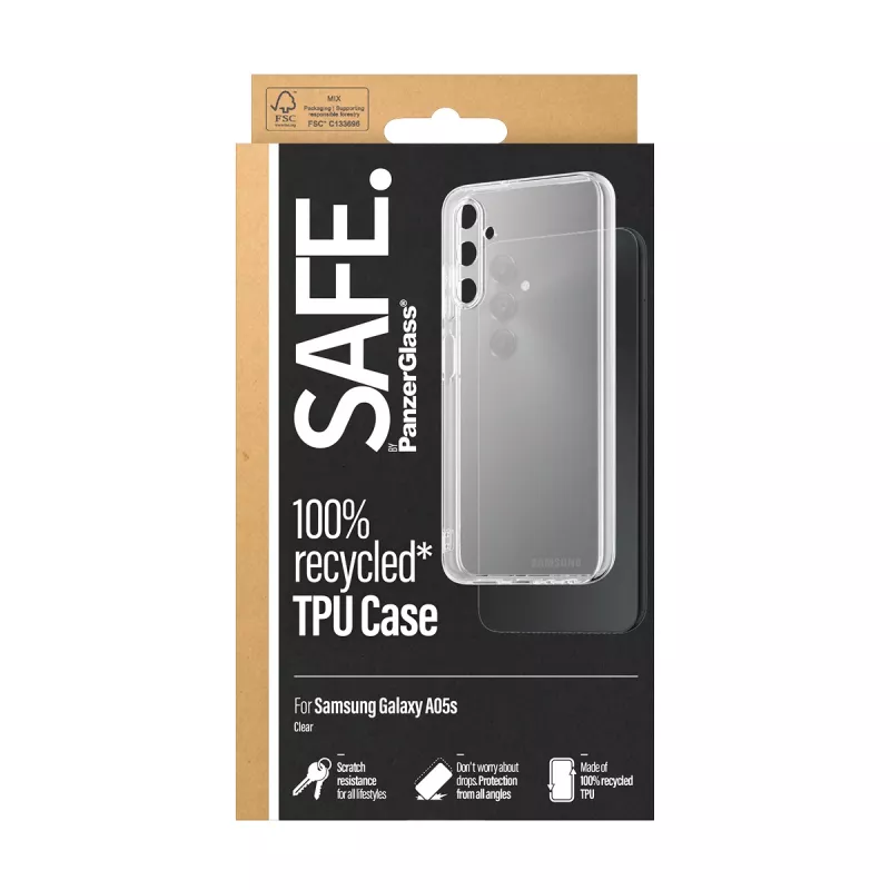 PanzerGlass SAFE. przez ® Etui TPU Transparentne Samsung Galaxy A05s