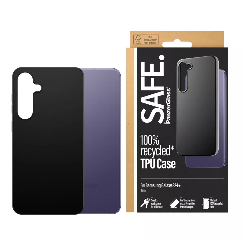PanzerGlass SAFE. by ® TPU etui Samsung Galaxy S24+ | Czarny