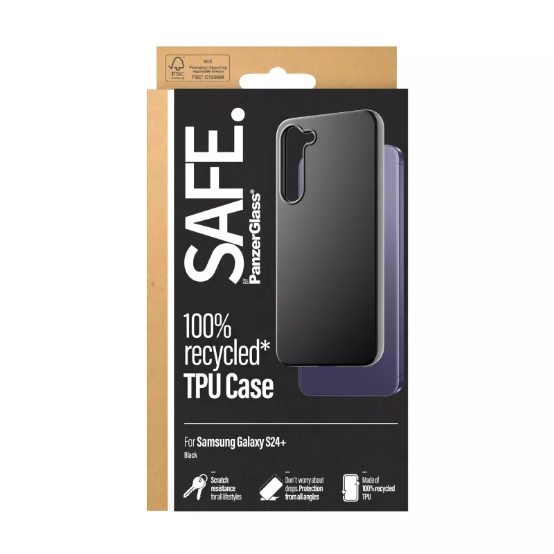 PanzerGlass SAFE. by ® TPU etui Samsung Galaxy S24+ | Czarny