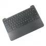 Podstawa obudowy laptopa z klawiaturą nordycką HP 917442-DH1 do HP Chromebook 11 G5, czarna