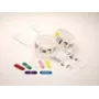 Zaczepy Zebra do opasek QuickClip niebieskie 97032-niebieski