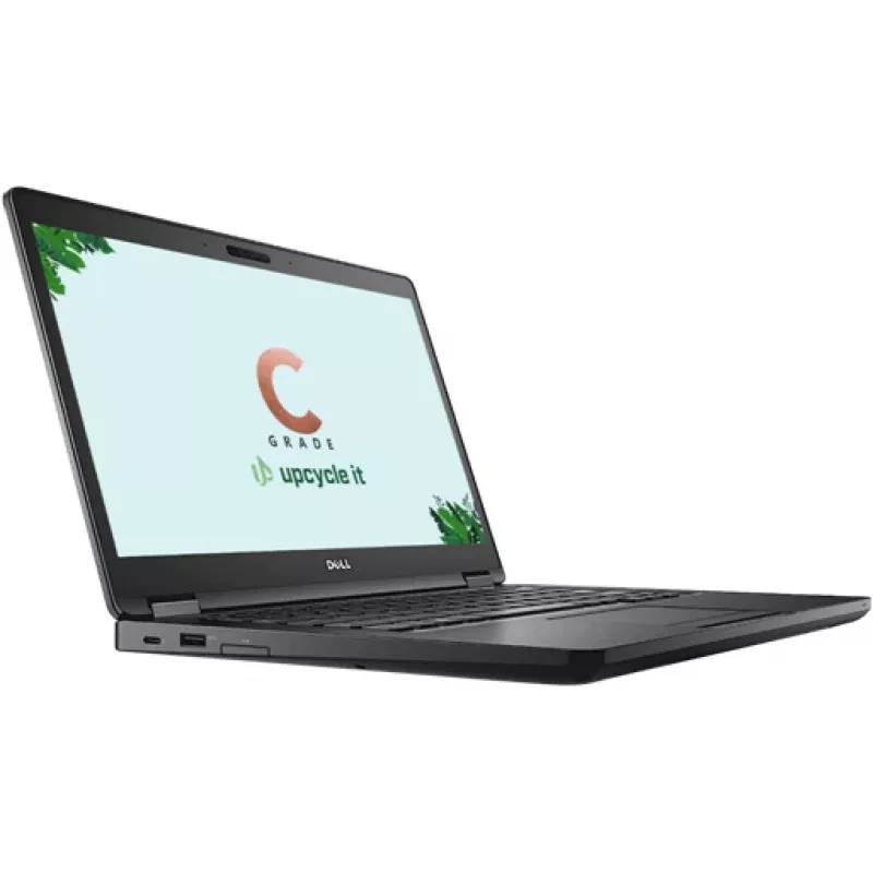 upcycle it Dell Latitude 5480 (odnowiony) C Intel® Core™ i5 i5-7300U Laptop 35.6 cm (14 cali) HD 8 GB DDR4-SDRAM 256 GB SSD Windows 10 Pro nordycki Czarny