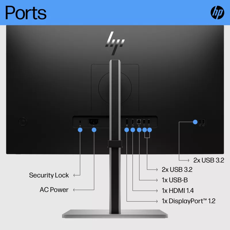 Monitor HP E27 G5 27 cali Full HD LCD 1920 x 1080