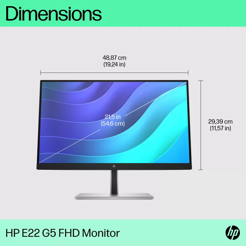 Monitor HP E-Series E22 G5 21.5 cala Full HD LCD 1920x1080