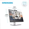 Monitor HP E24m G4 60,5 cm (23,8 cala) 1920 x 1080 pikseli Full HD Czarny, Srebrny