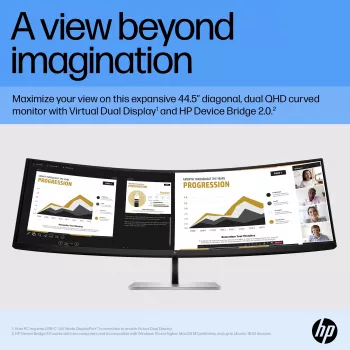 Monitor HP E45c G5 45-calowy zakrzywiony wyświetlacz LCD o rozdzielczości DQHD