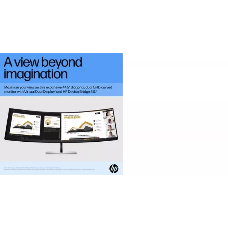 Monitor HP E45c G5 45-calowy zakrzywiony wyświetlacz LCD o rozdzielczości DQHD